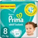پوشک بچه پمپرز سایز 8 ترک 31 تایی