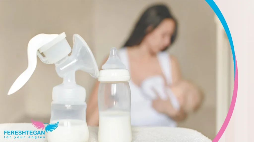 کنترل کامل مادر روی میزان و سرعت مکش شیر دوشیدن شیر با شیردوش دستی