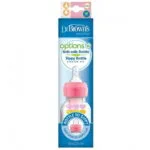 شیشه شیر باریک طلق 250 میل آپشن+ لول 3 دکتر براون Dr Browns - Image 2
