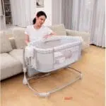 گهواره برقی و تخت ماستلا Mastela مدل 3in1 طرح خال خال‌