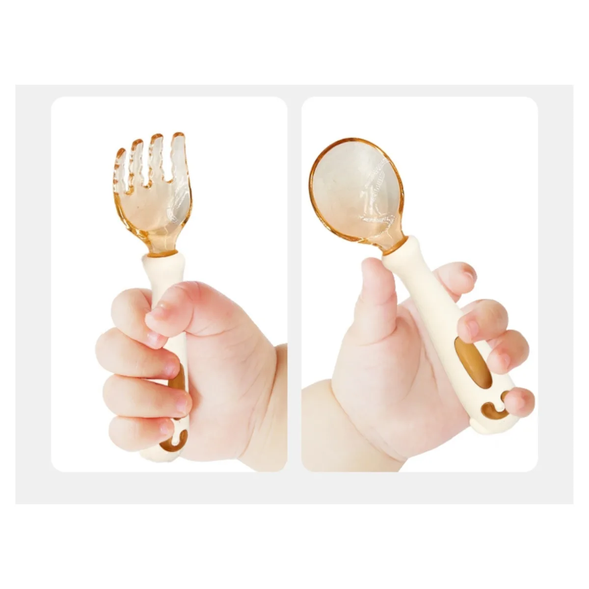قاشق و چنگال انعطاف پذیر طرح هی اور شی he or she - Image 2