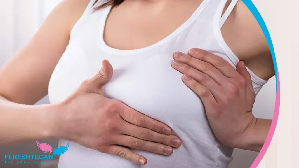 ماساژ سینه پیش از شیردوشی