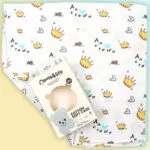 دورپیچ نوزادی پارچه موسلین Baby 4 Life (طرح رندوم) - Image 3